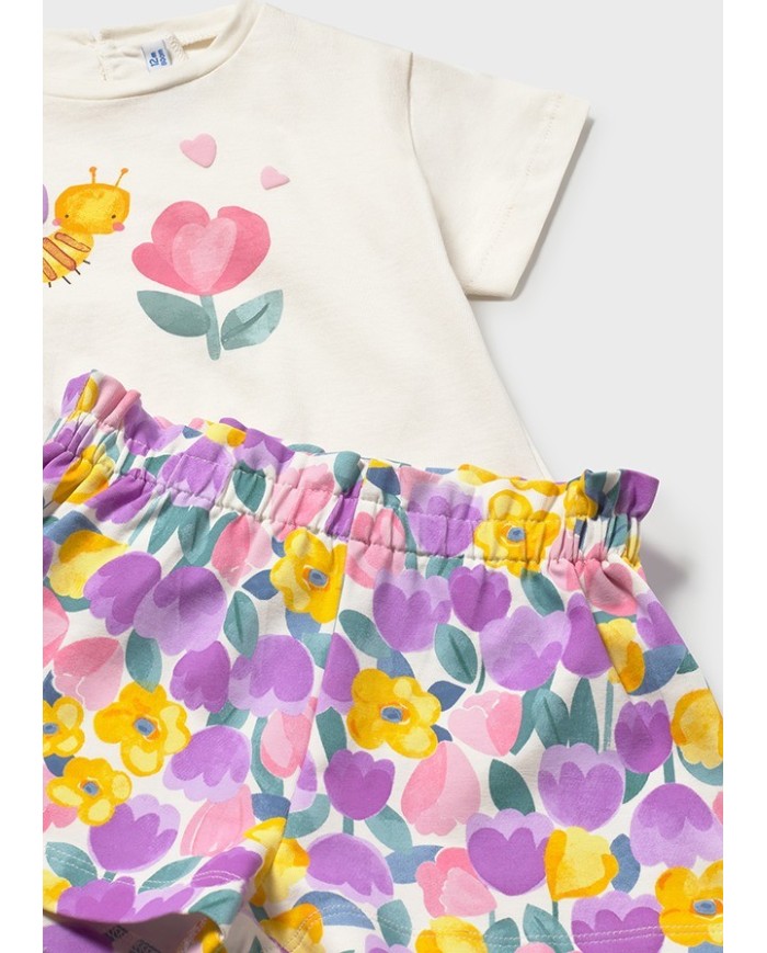 Bernumode | Mayoral: Комплект на девочку из 3-х частей (2 футболки и шорты) 25,54 € 
