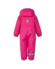 Bernumode | Lenne: Demi season baby overall FRIDA 80 g €62.74 Little girls’ reflective spring-autumn overall! ✨


This comfortable and weatherproof overall is perfect for children who love to be active outdoors and aren’t afraid of wet weather. ActivePlus fabric protects from rain and wind, and a thinner wadded lining adds warmth in cooler temperatures. Taped seams in the lower section help keep the child’s clothes dry even during active play. The snap-fastened hood is safe because it detaches from the garment if it gets caught. Adjustable and removable foot loops keep the leg cuffs securely over their footwear. The product’s design incorporates reflective details, making the child visible even in the dark.



The high-tech Active+ fabric provides maximum protection even in the most changeable weather – its membrane is waterproof yet breathable, allowing moisture to escape from the body. With a waterproof rating of 10,000 mm, breathability of 10,000 g/m²/24 h, windproof performance, and a DWR-treated water-repellent surface, it keeps the wearer warm and dry in any situation. PFC-free water-repellent finish




WARM – suitable for cool weather from 0 °C. Padding made from recycled materials.




Bottom seams of the overall are taped for extra protection from moisture.


Reflective fabric ensures better visibility and safety in the dark. The reflective print on the fabric bounces back light from car headlights and street lamps, making the garment easily visible from a distance. A practical feature that makes everyday outings much safer.




Loop for attaching the reflector.


