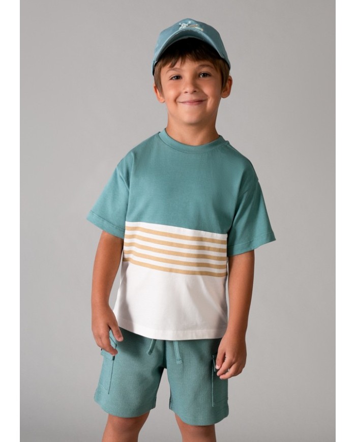 Bernumode | Mayoral: 3-Piece Boy’s Set (T-Shirt, Sleeveless T-Shirt, Shorts) €27.19 