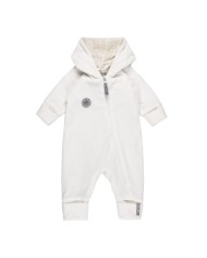 Bernumode | LENNE: Cotton velour overall with soft jersey lining €45.37 Soft cotton velour overall with stylish stripe patter jersey lining
Comfortable cotton velour overall with jersey lining suits perfectly for car seat clothing and for chilly summer nights. Jersey overall is also an ideal additional layer inside winter or autumn sleeping bags. Long front zipper makes dressing a child more easier. The size of the overall is convenient to adjust with the opening and roll-up sleeve and leg ends.
Cotton velour is a soft, velvety fabric with a gentle sheen and a pleasant touch. Natural cotton fibers ensure breathability and comfort, while the velvety surface gives the material a luxurious and cozy look. An ideal choice for garments that need to be durable, comfortable, and beautiful at the same time.
92% cotton lining – natural and breathable material that is gentle on the skin and ensures all-day comfort. The cotton lining helps regulate body temperature and adds softness to the garment.
Fold-over cuffs to keep your babies hands and feet warm. Tip: buy a bigger size and fold the cuffs. As you baby grows little hands and feet will come out and need just a pair of mittens and booties.
Made in Estonia! Designed and produced in Northern Europe, our garments combine premium quality, timeless design, and responsible craftsmanship. Choosing Estonian-made clothing means supporting sustainable European production with fair working conditions and minimal transport impact. A conscious choice for those who value quality, ethics, and sustainability.


