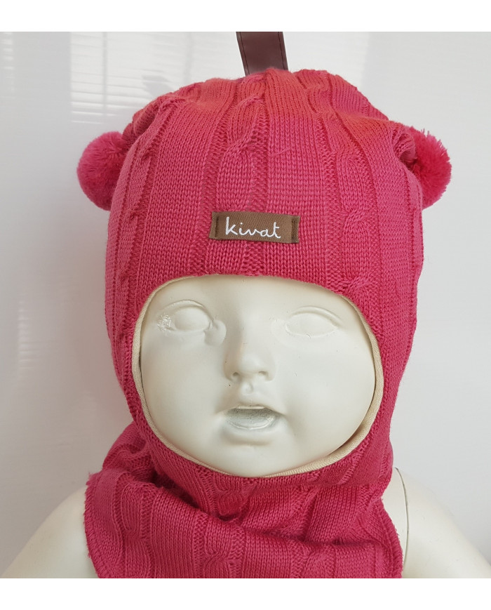 Bernumode | KIVAT Plait joker hood €23.07 Finnish quality
Outer shell 100% wool
Organic cotton lining
Covers forehead and ears
Breathing, non-rusting, warm
Gentle, for sensitive skin
Long rear part
Sizes:0 = 0-1 y.o.1 = 1 y.o.2 = 2-4 y.o.3 = 5-10 y.o.4 = 10-... y.o.