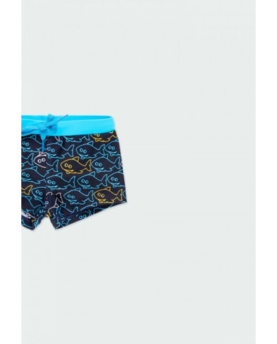 BOBOLI: Bond swimsuit printed for baby boy