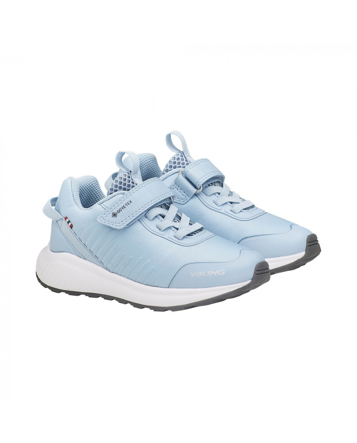 Bernumode | VIKING: Aery Tau Low GTX-Sneakers with maximum cushioning €31.69 Your preschooler's feet are in action all day long - Aery Tau Low GTX is designed from the ground up to help young feet meet the rigors of the day while providing soft, long-lasting comfort. Beneath the soft, abrasion-resistant mesh outer hides a waterproof and highly breathable GORE-TEX membrane that will keep young feet comfortable in wet conditions. The GORE-TEX membrane is OEKO-TEX 100 standard, and Bluesign® certified. At its base a thick, lightweight EVA midsole helps provide excellent cushioning, while an abrasion-resistant rubber outsole ensures great grip. For best foot comfort, a soft and breathable textile upper was selected, equipped with tough reinforcements on the toe and sides for improved durability. As practical as it is comfortable and sporty, Aery Tau Low GTX also features elastic laces and a molded velcro strap for your child's step-in and step-out ease.
Fitting- Slim; Sole/Midsole-Rubber/EVA; Upper: Textile / Synthetic; Membrane-Gore-Tex Extended; Velcro; Lining: Gore-Tex Extended Comfort; Innersole material-Polyester; Insole fixing- Detachable; Light Weight; GORE-TEX Membrane; Cushioning Midsole (EVA); Machine Washable 30°C; Trendy.
Size table
Size
Size MM
20
131 MM
21
137 MM
22
144 MM
23
151 MM
24
157 MM
25
164 MM
26
171 MM
27
177 MM
28
184 MM
29
191 MM
30
197 MM
31
204 MM
32
211 MM
33
217 MM
34
224 MM
35
231 MM
36
237 MM
37
244 MM
38
251 MM
39
257 MM
 Bernumode | VIKING: Aery Tau Low GTX-Sneakers with maximum cushioning €31.69 Your preschooler's feet are in action all day long - Aery Tau Low GTX is designed from the ground up to help young feet meet the rigors of the day while providing soft, long-lasting comfort. Beneath the soft, abrasion-resistant mesh outer hides a waterproof and highly breathable GORE-TEX membrane that will keep young feet comfortable in wet conditions. The GORE-TEX membrane is OEKO-TEX 100 standard, and Bluesign® certified. At its base a thick, lightweight EVA midsole helps provide excellent cushioning, while an abrasion-resistant rubber outsole ensures great grip. For best foot comfort, a soft and breathable textile upper was selected, equipped with tough reinforcements on the toe and sides for improved durability. As practical as it is comfortable and sporty, Aery Tau Low GTX also features elastic laces and a molded velcro strap for your child's step-in and step-out ease.
Fitting- Slim; Sole/Midsole-Rubber/EVA; Upper: Textile / Synthetic; Membrane-Gore-Tex Extended; Velcro; Lining: Gore-Tex Extended Comfort; Innersole material-Polyester; Insole fixing- Detachable; Light Weight; GORE-TEX Membrane; Cushioning Midsole (EVA); Machine Washable 30°C; Trendy.
Size table
Size
Size MM
20
131 MM
21
137 MM
22
144 MM
23
151 MM
24
157 MM
25
164 MM
26
171 MM
27
177 MM
28
184 MM
29
191 MM
30
197 MM
31
204 MM
32
211 MM
33
217 MM
34
224 MM
35
231 MM
36
237 MM
37
244 MM
38
251 MM
39
257 MM