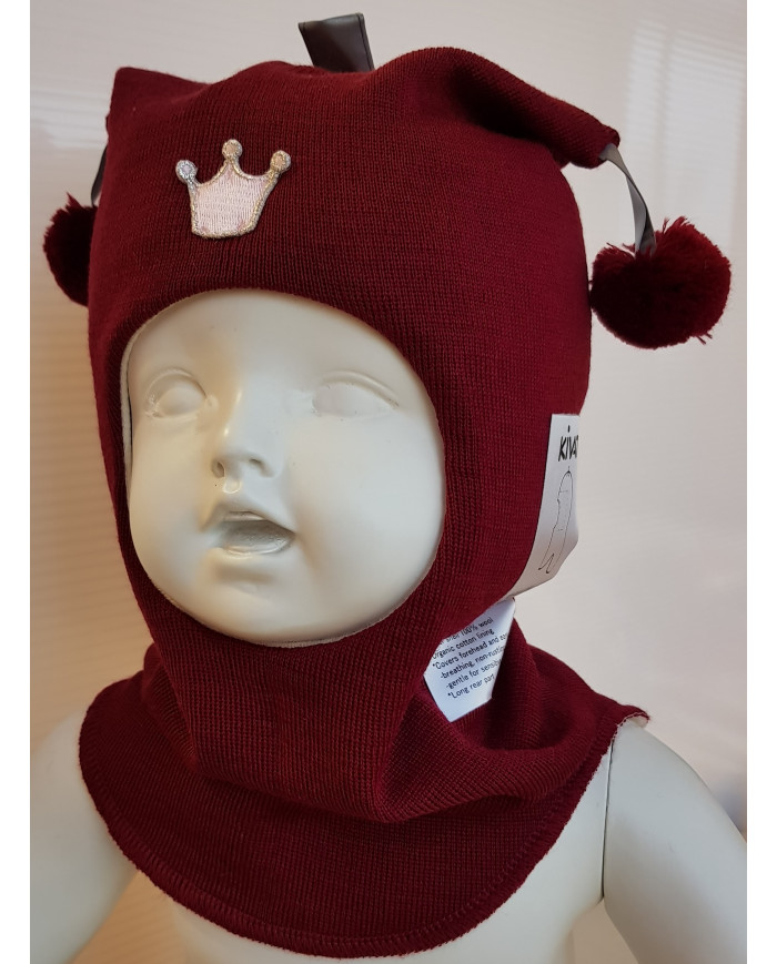 Bernumode | KIVAT Joker hood, crown €25.98 Finnish quality
Outer shell 100% wool
Organic cotton lining
Covers forehead and ears
Breathing, non-rusting, warm
Gentle, for sensitive skin
Long rear part
Sizes:0 - 0-1 y.o.1 - 1-2 y.o.2 - 2-5 y.o.3 - 5-10 y.o.4 - 10-15 y.o.