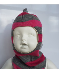 Bernumode | KIVAT Striped hood €18.45 Finnish quality
Outer shell 100% wool
Organic cotton lining
Covers forehead and ears
Breathing, non-rusting, warm
Gentle, for sensitive skin
Long rear part
Sizes:0 - 0-1 y.o.1 - 1-2 y.o.2 - 2-5 y.o.3 - 5-10 y.o.4 - 10-15 y.o.