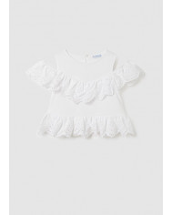 Bernumode | Mayoral: Eyelet knit blouse €15.12 Size guide:8 years = 128cm10 years = 140cm12 years = 152cm14 years = 157cm (girl)/160 cm (boy)16 years = 162cm (girl)/166 cm (boy)18 years = 167cm (girl)/172 cm (boy)