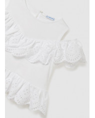 Bernumode | Mayoral: Eyelet knit blouse €15.12 Size guide:8 years = 128cm10 years = 140cm12 years = 152cm14 years = 157cm (girl)/160 cm (boy)16 years = 162cm (girl)/166 cm (boy)18 years = 167cm (girl)/172 cm (boy)