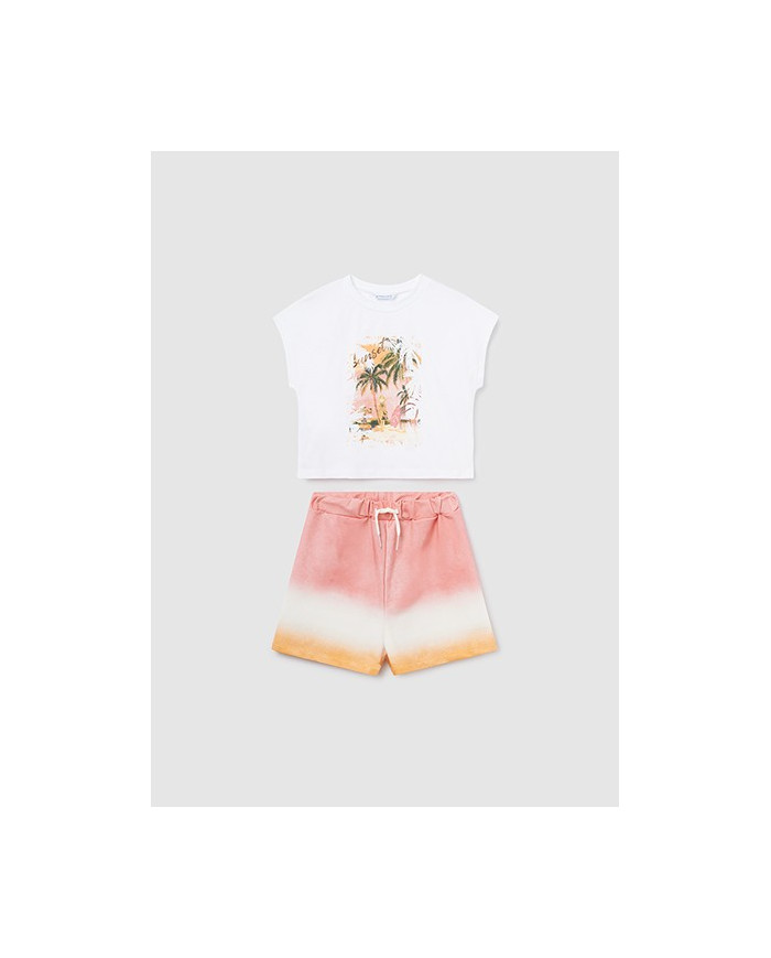 Bernumode | Mayoral: Printed shorts set €15.12 Size guide:8 years = 128cm10 years = 140cm12 years = 152cm14 years = 157cm (girl)/160 cm (boy)16 years = 162cm (girl)/166 cm (boy)18 years = 167cm (girl)/172 cm (boy)