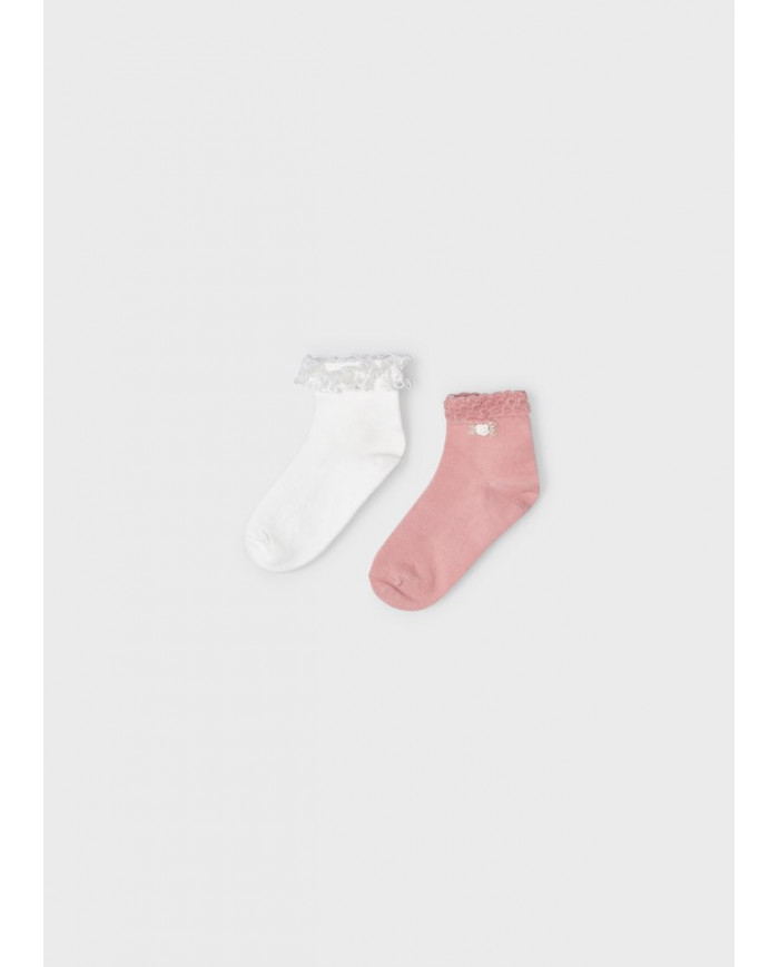 Bernumode | Mayoral: Комплект носков (2 пары) 5,90 € Размерная сетка:
2 г. (92 см)        19-22 (13,6 см)
4 г. (104 см)       23-26 (16,8 см)
6 л. (116 см)       27-31 (19,1 см)
8 л. (128 см)       32-35 (20,4 см)
10 л. (140 см)     35-36 (21,6 см)
12 л. (152 см)     36-37 (22,8 см)
14 л. (158 см)     37-38 (23,5 см)
16 л. (164 см)     39-40 (24,7 см)
18 л. (170 см)     41-42 (25,3 см)

